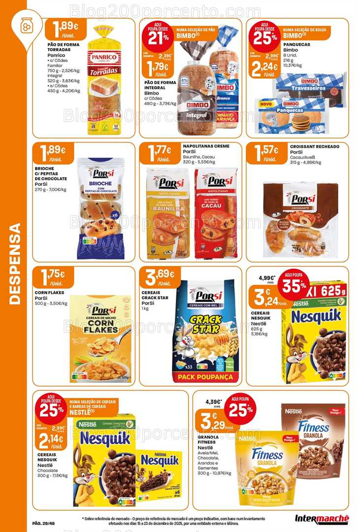 Antevisão Folheto INTERMARCHÉ Super Promoções de 22 a 28 janeiro