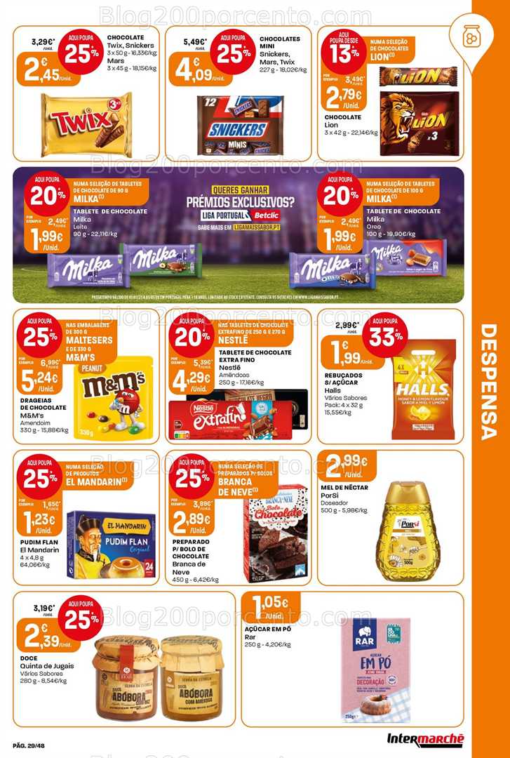 Antevisão Folheto INTERMARCHÉ Super Promoções de 22 a 28 janeiro