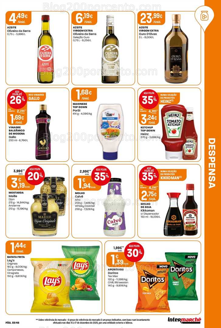 Antevisão Folheto INTERMARCHÉ Super Promoções de 22 a 28 janeiro