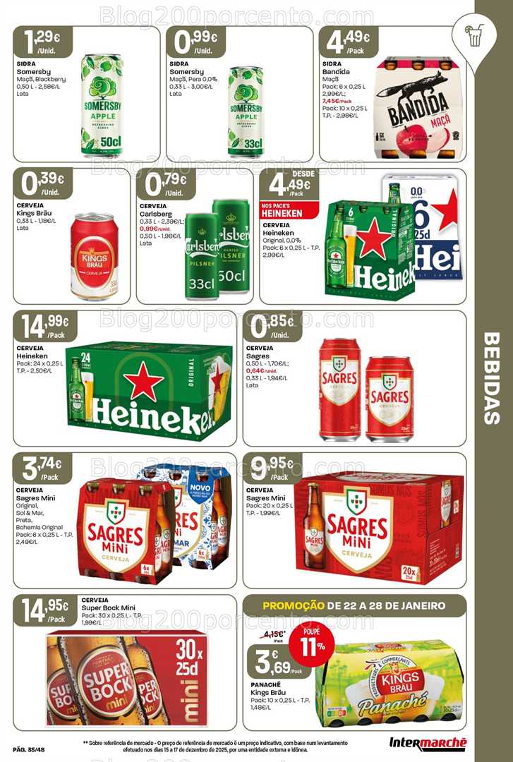 Antevisão Folheto INTERMARCHÉ Super Promoções de 22 a 28 janeiro