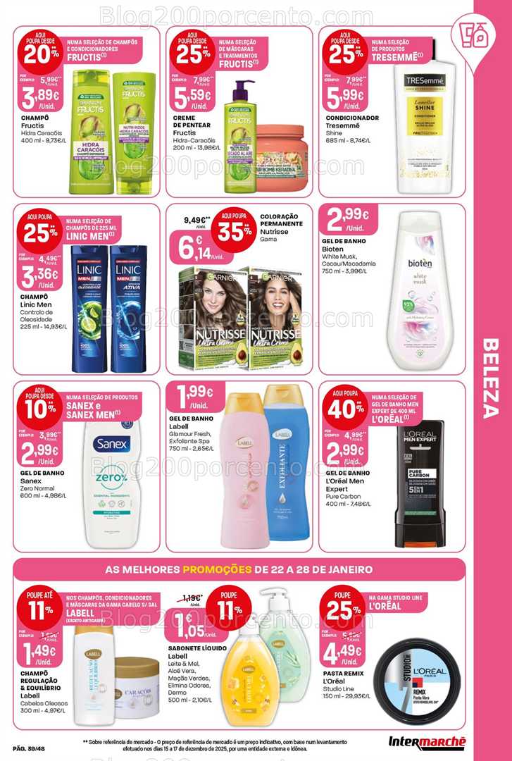 Antevisão Folheto INTERMARCHÉ Super Promoções de 22 a 28 janeiro