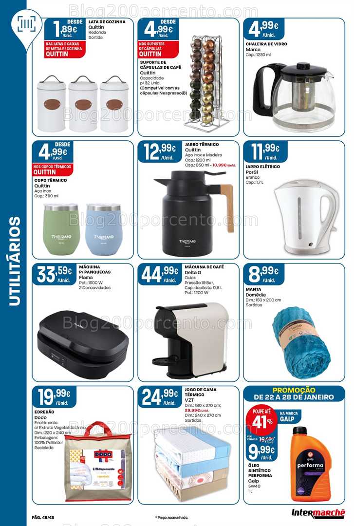 Antevisão Folheto INTERMARCHÉ Super Promoções de 22 a 28 janeiro