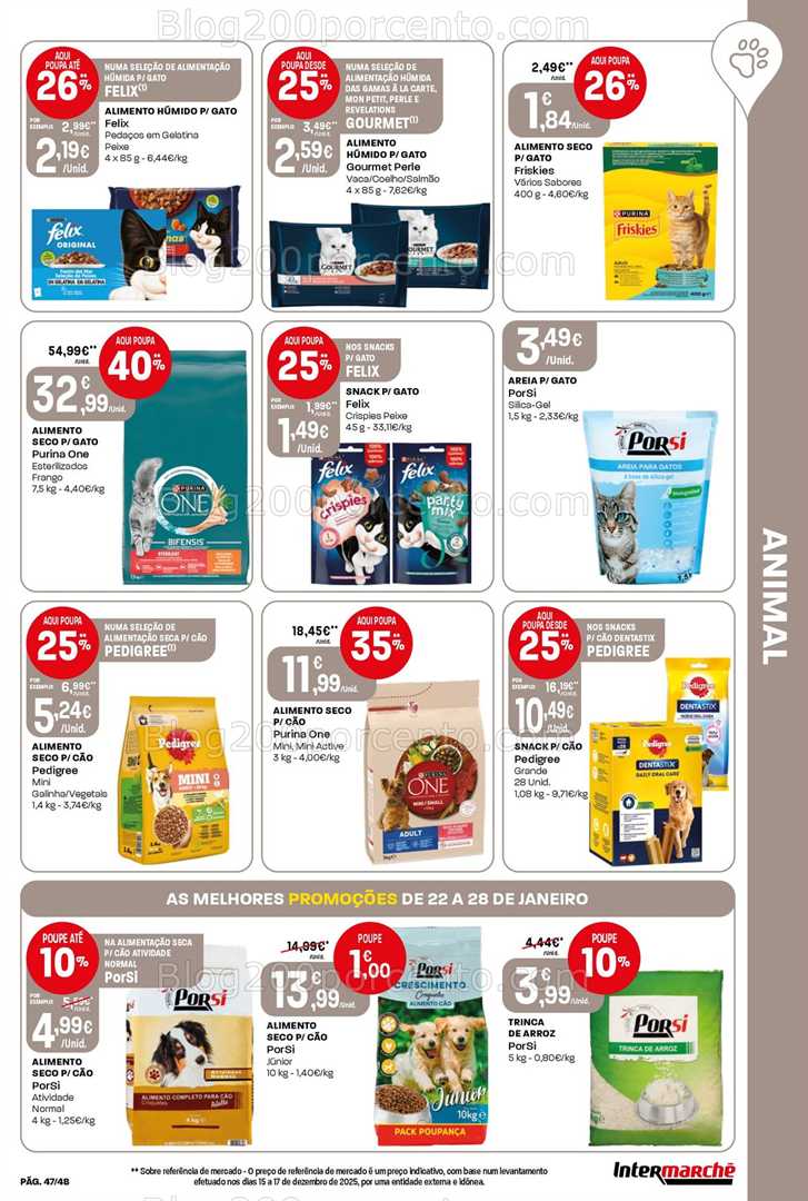 Antevisão Folheto INTERMARCHÉ Super Promoções de 22 a 28 janeiro