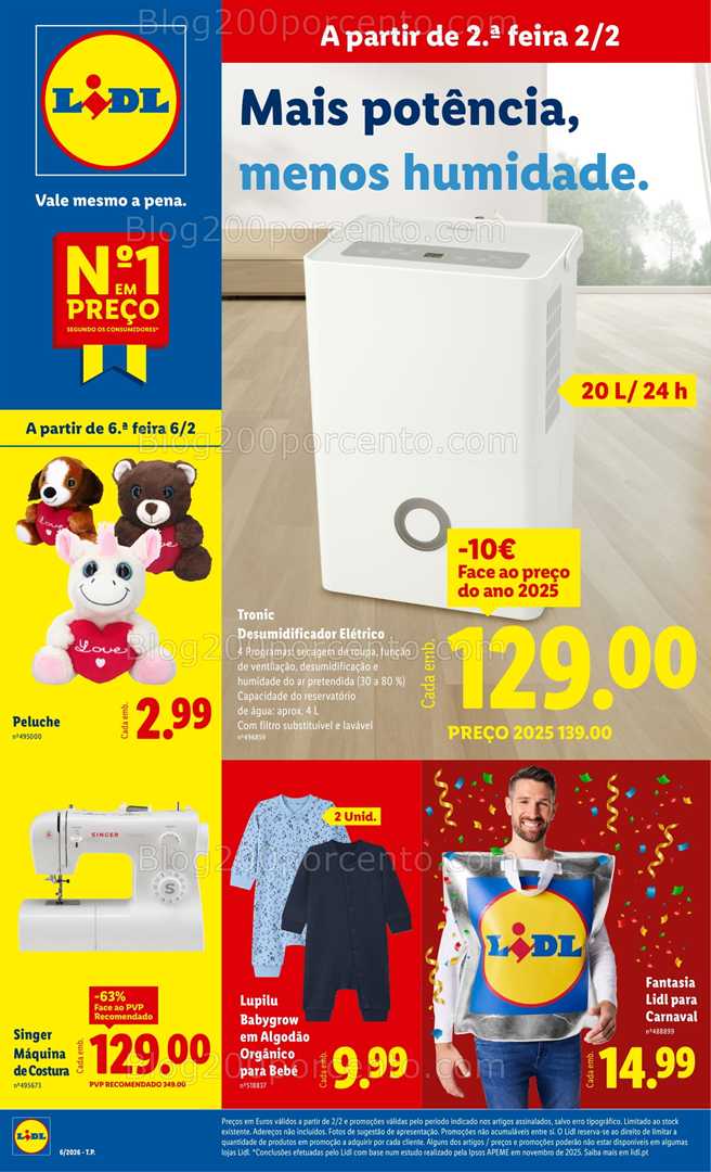 Antevisão Folheto LIDL Bazar Promoções de 2 a 12 janeiro - Edição Digital
