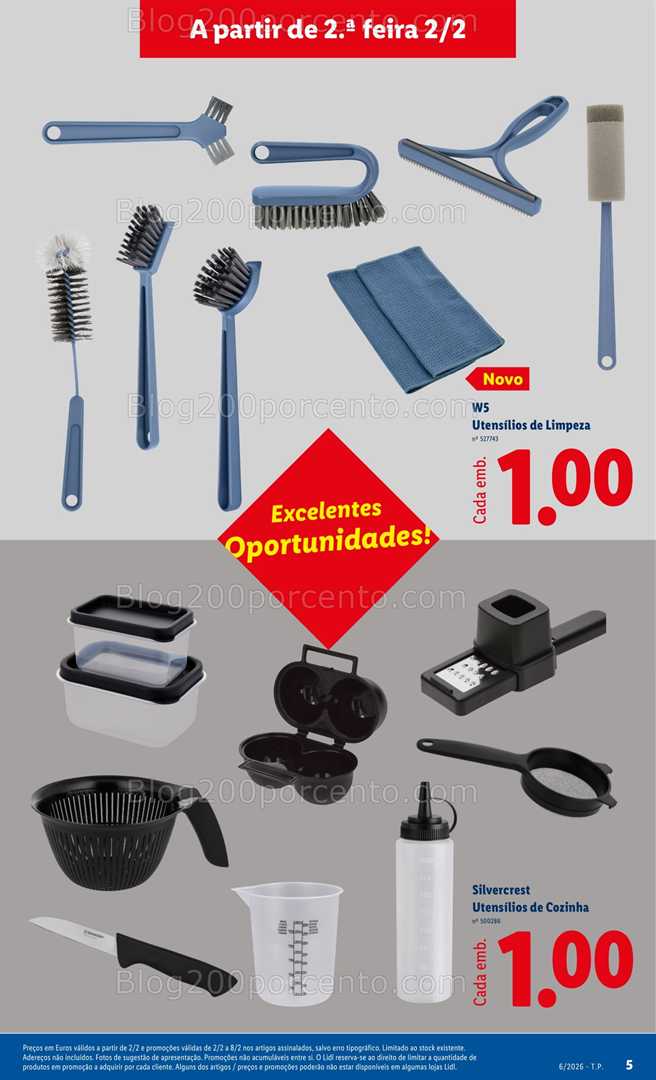 Antevisão Folheto LIDL Bazar Promoções de 2 a 12 janeiro - Edição Digital