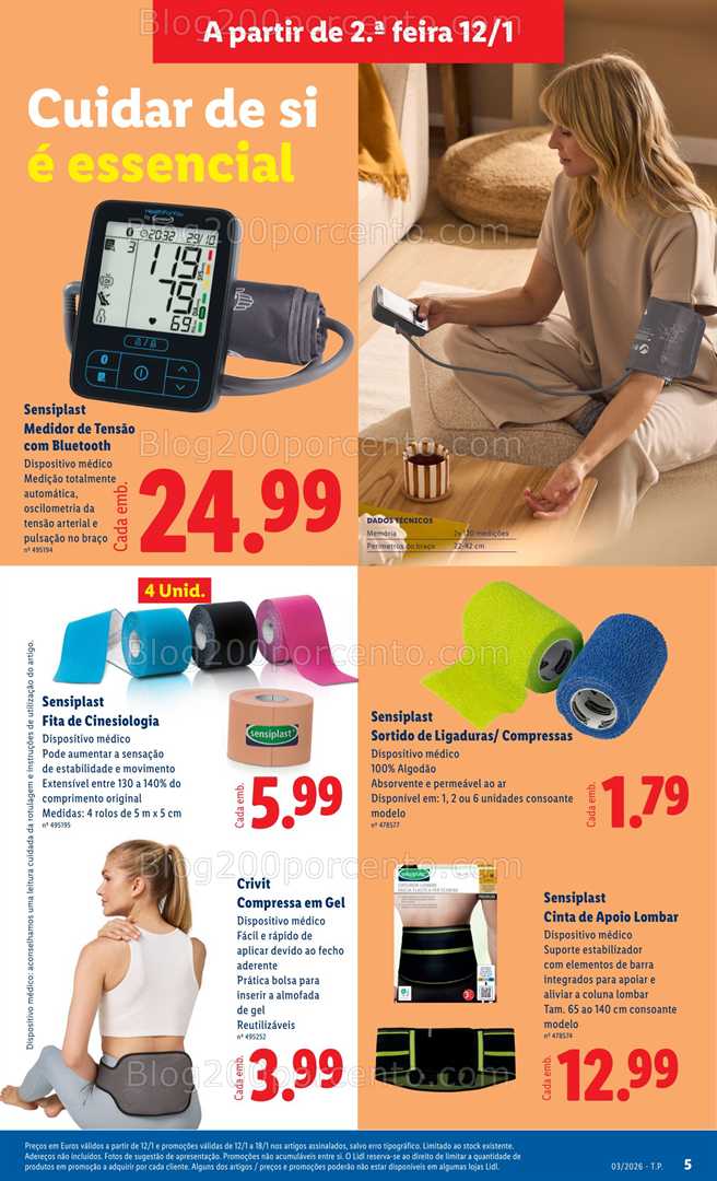 Antevisão Folheto LIDL Bazar Promoções de 12 a 22 janeiro
