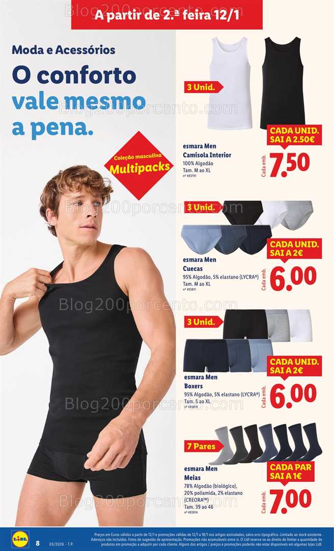 Antevisão Folheto LIDL Bazar Promoções de 12 a 22 janeiro