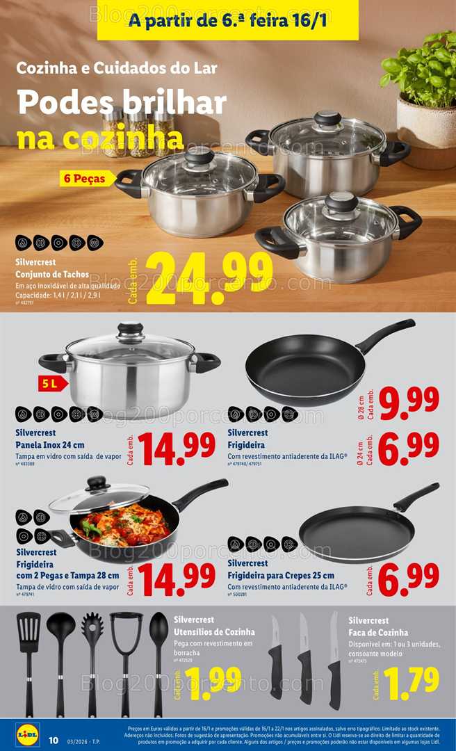 Antevisão Folheto LIDL Bazar Promoções de 16 a 22 janeiro