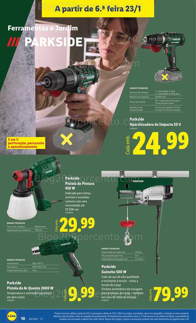Antevisão Folheto LIDL Bazar Promoções de 19 a 29 janeiro