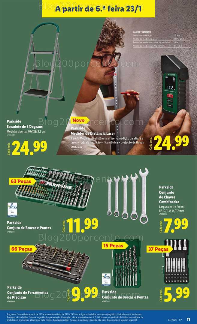 Antevisão Folheto LIDL Bazar Promoções de 19 a 29 janeiro