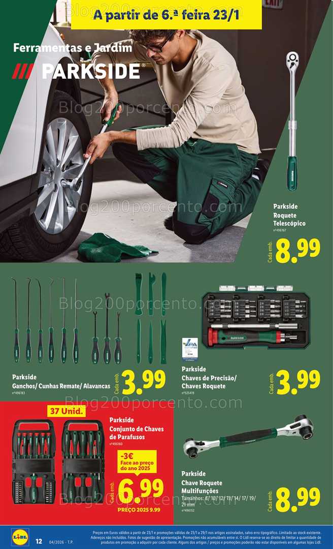 Antevisão Folheto LIDL Bazar Promoções de 19 a 29 janeiro