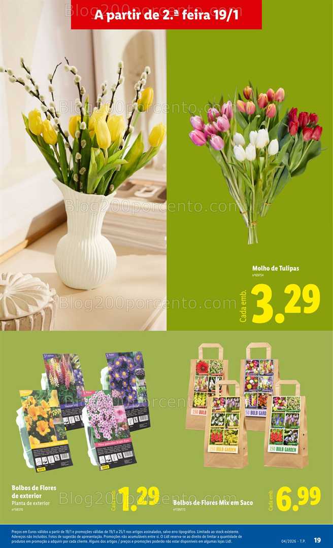 Antevisão Folheto LIDL Bazar Promoções de 19 a 29 janeiro