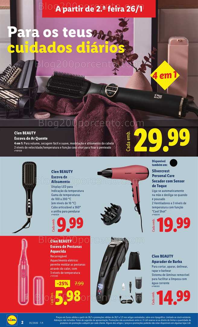 Antevisão Folheto LIDL Promoções de 26 janeiro a 5 fevereiro - Edição Digital
