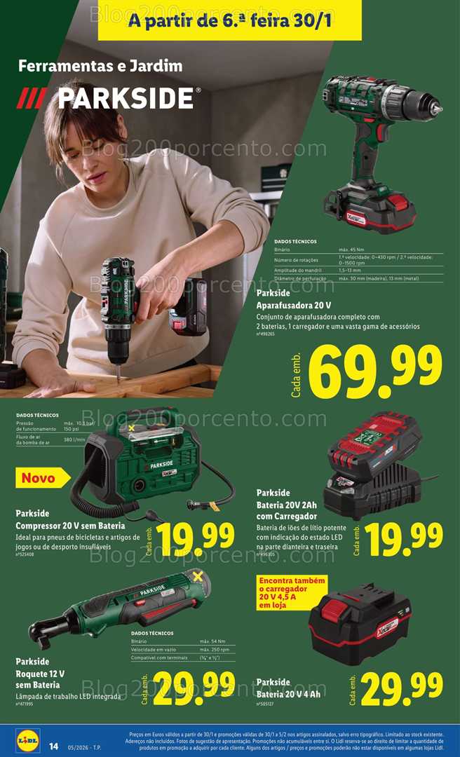 Antevisão Folheto LIDL Bazar Promoções de 30 janeiro a 5 fevereiro - Edição Digital