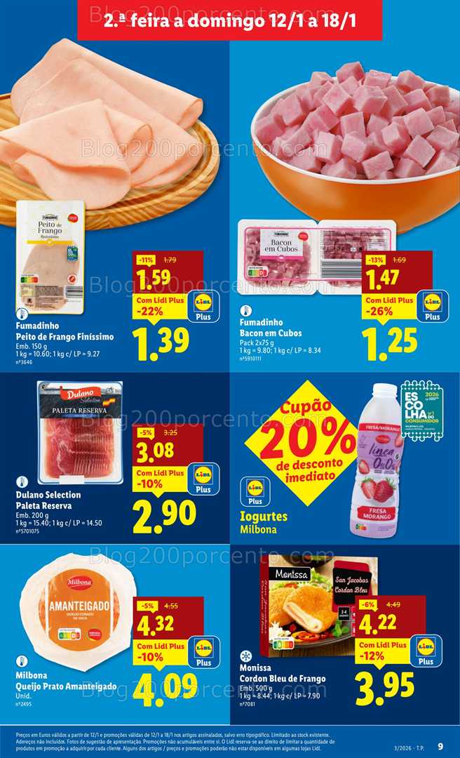 Antevisão Folheto LIDL Promoções de 12 a 18 janeiro - Edição Digital