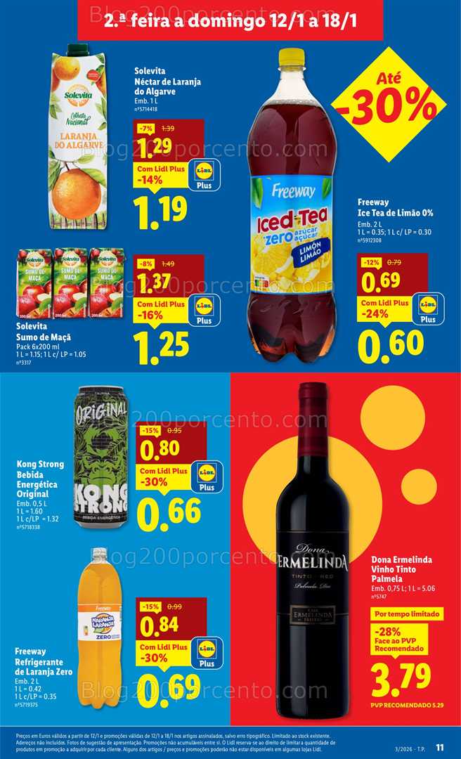 Antevisão Folheto LIDL Promoções de 12 a 18 janeiro - Edição Digital