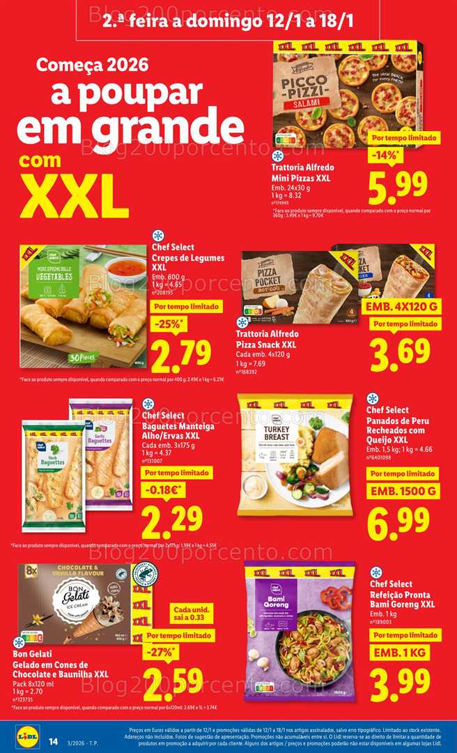 Antevisão Folheto LIDL Promoções de 12 a 18 janeiro - Edição Digital