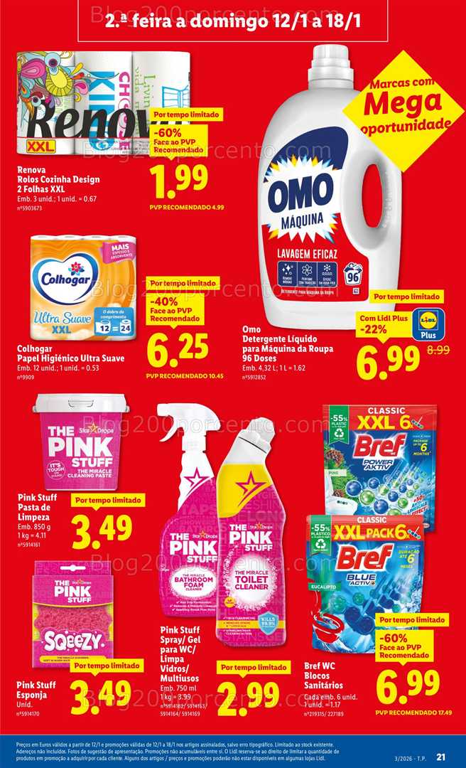 Antevisão Folheto LIDL Promoções de 12 a 18 janeiro - Edição Digital