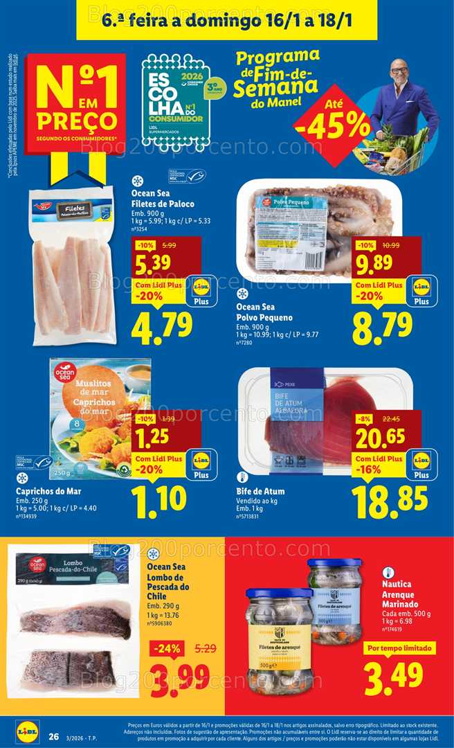 Antevisão Folheto LIDL Promoções de 12 a 18 janeiro - Edição Digital
