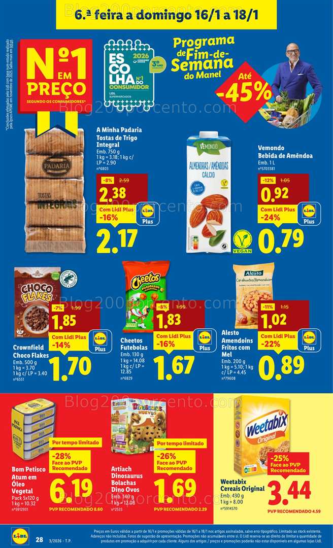 Antevisão Folheto LIDL Promoções de 12 a 18 janeiro - Edição Digital