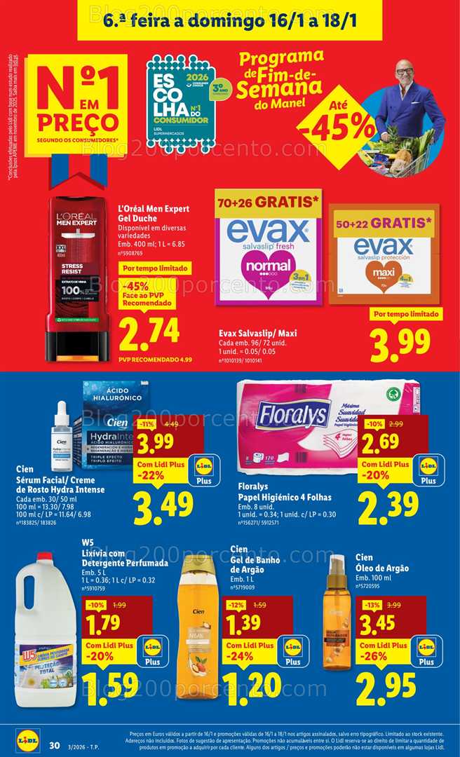 Antevisão Folheto LIDL Promoções de 12 a 18 janeiro - Edição Digital