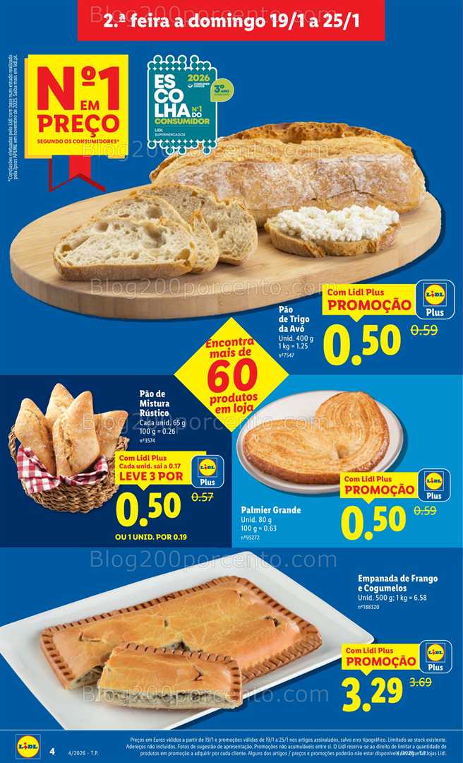 Antevisão Folheto LIDL Promoções de 19 a 25 janeiro