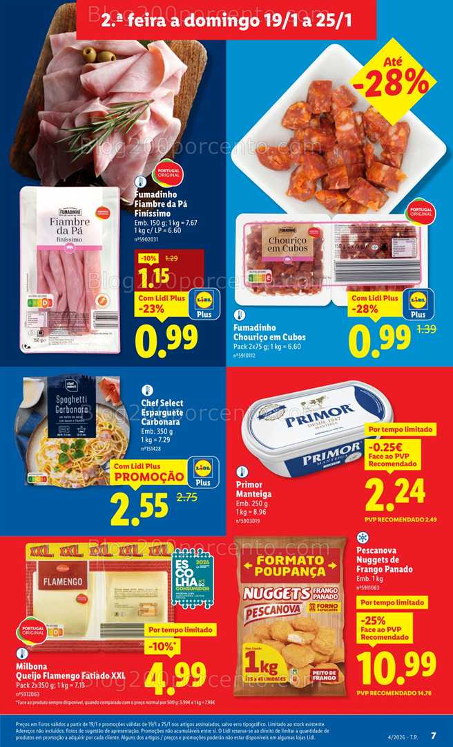 Antevisão Folheto LIDL Promoções de 19 a 25 janeiro