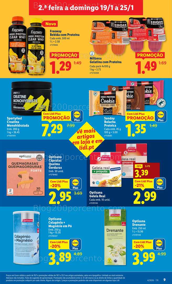 Antevisão Folheto LIDL Promoções de 19 a 25 janeiro