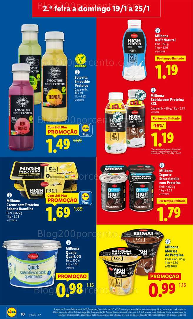 Antevisão Folheto LIDL Promoções de 19 a 25 janeiro