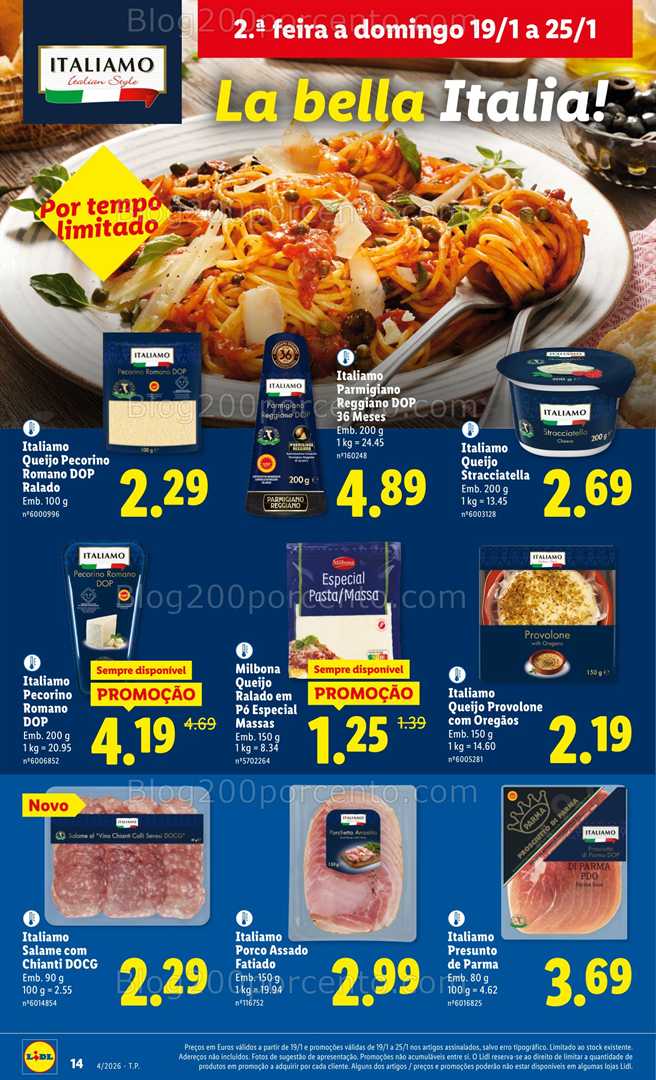 Antevisão Folheto LIDL Promoções de 19 a 25 janeiro