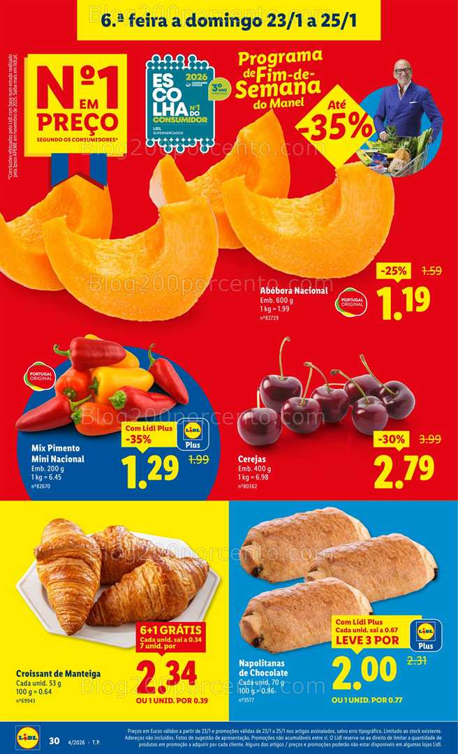 Antevisão Folheto LIDL Promoções de 19 a 25 janeiro