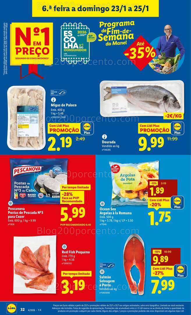 Antevisão Folheto LIDL Promoções de 19 a 25 janeiro