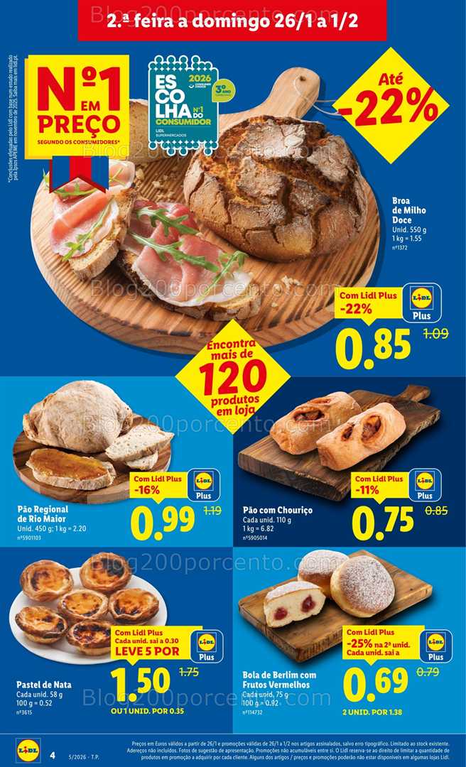 Antevisão Folheto LIDL Promoções de 26 janeiro a 1 fevereiro - Edição Digital