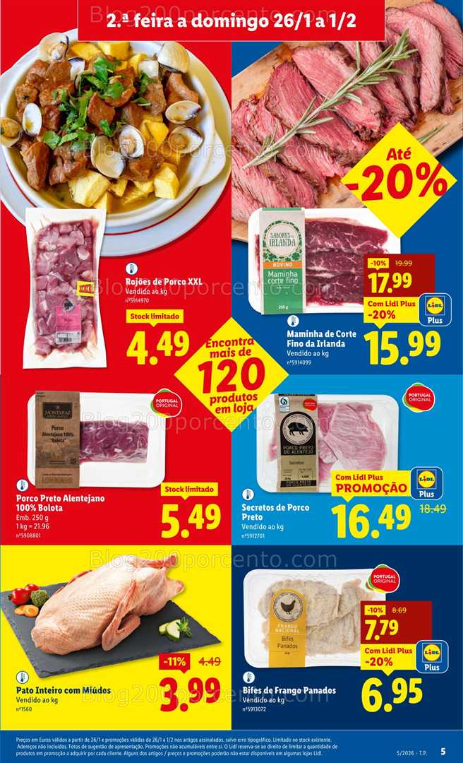 Antevisão Folheto LIDL Promoções de 26 janeiro a 1 fevereiro - Edição Digital