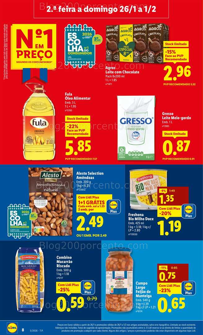 Antevisão Folheto LIDL Promoções de 26 janeiro a 1 fevereiro - Edição Digital