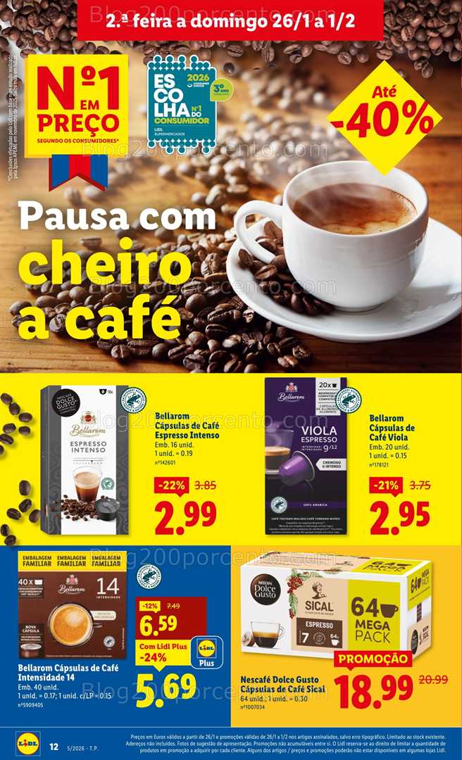 Antevisão Folheto LIDL Promoções de 26 janeiro a 1 fevereiro - Edição Digital