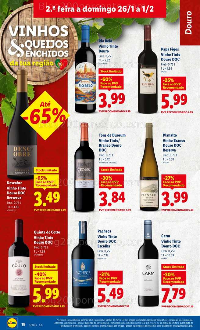 Antevisão Folheto LIDL Promoções de 26 janeiro a 1 fevereiro - Edição Digital