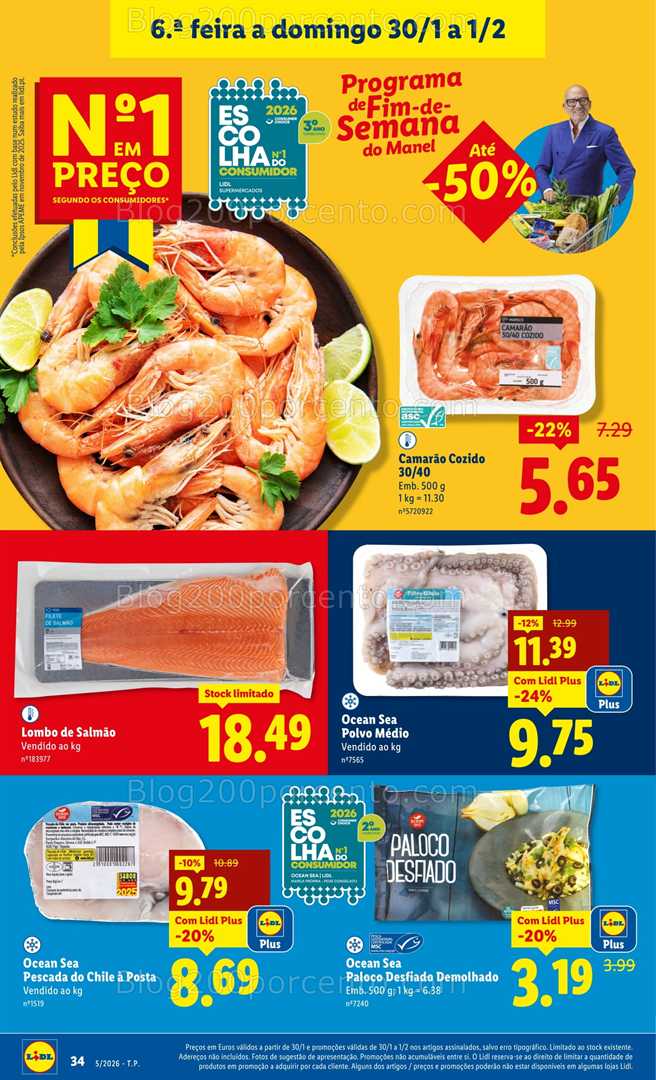 Antevisão Folheto LIDL Promoções de 26 janeiro a 1 fevereiro - Edição Digital