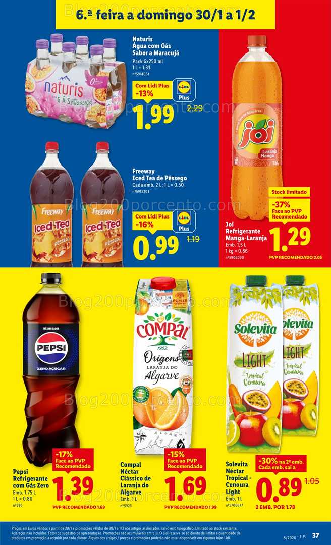 Antevisão Folheto LIDL Promoções de 26 janeiro a 1 fevereiro - Edição Digital