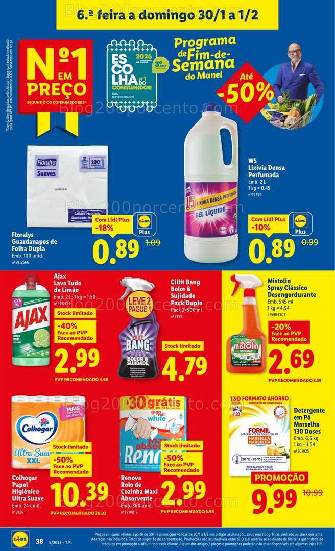Antevisão Folheto LIDL Promoções de 26 janeiro a 1 fevereiro - Edição Digital