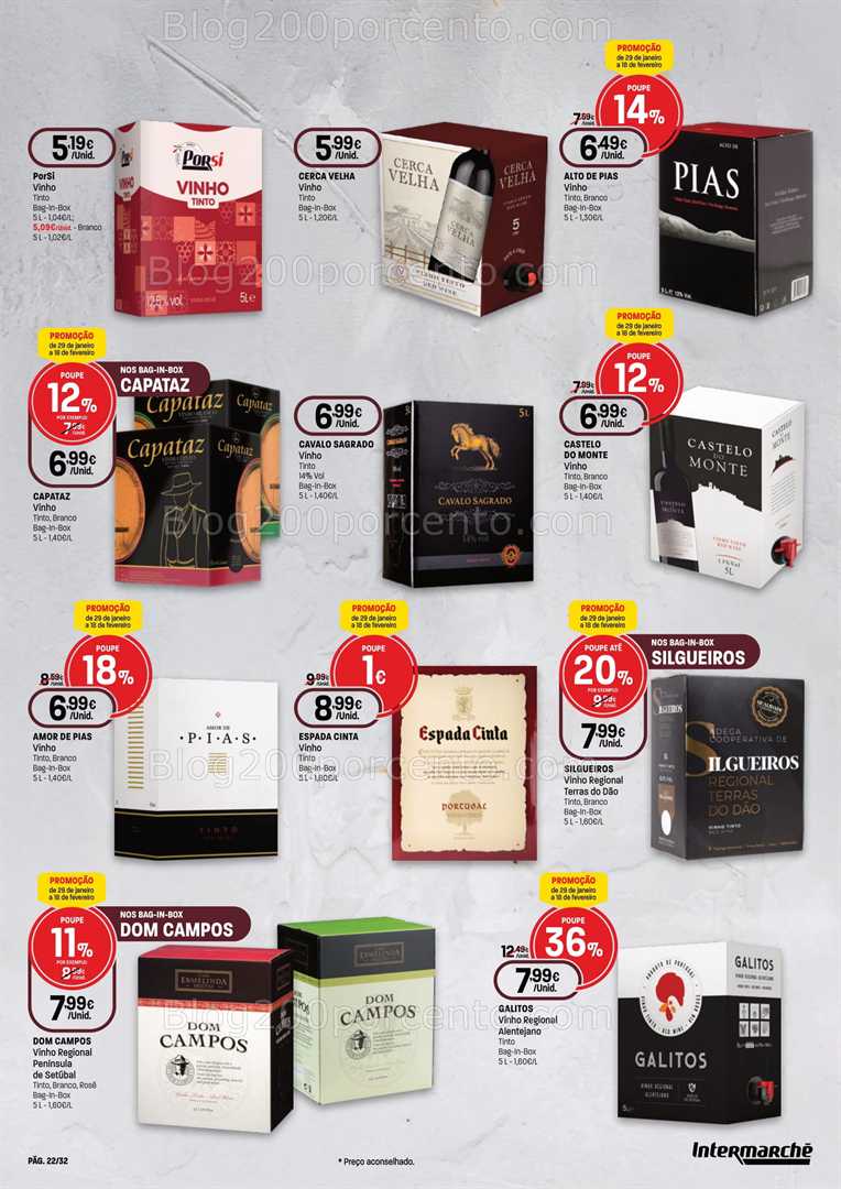 Antevisão Folheto INTERMARCHÉ Extra Promoções de 29 janeiro a 18 fevereiro