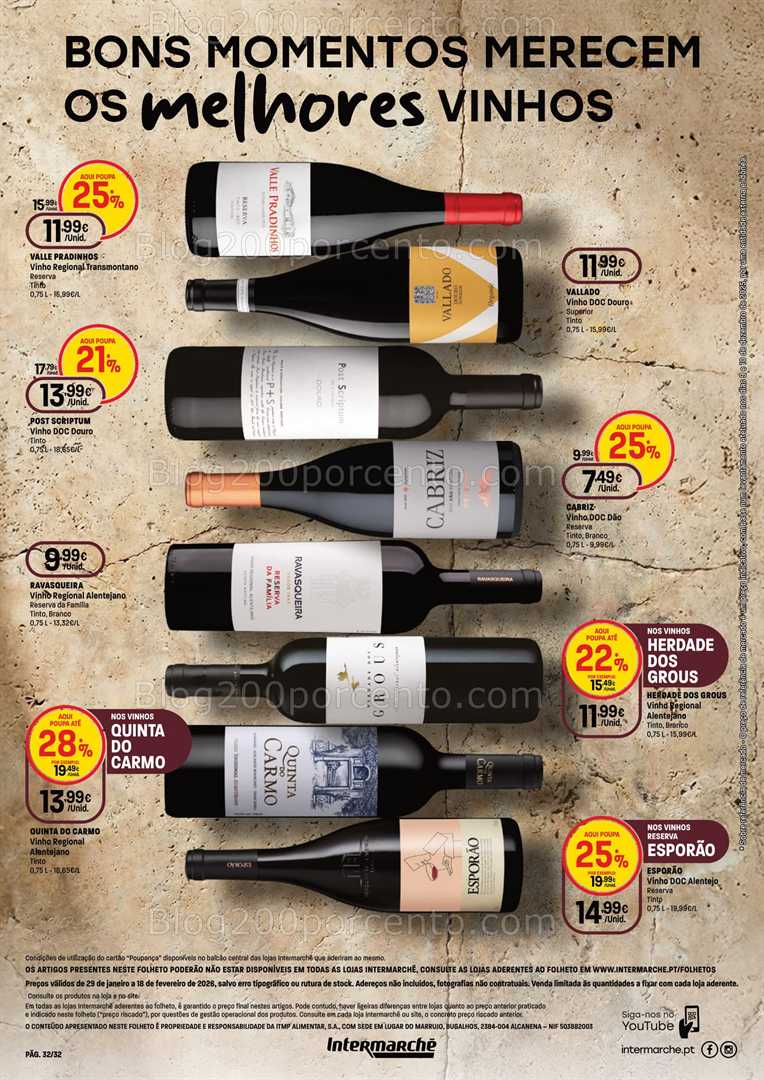 Antevisão Folheto INTERMARCHÉ Extra Promoções de 29 janeiro a 18 fevereiro