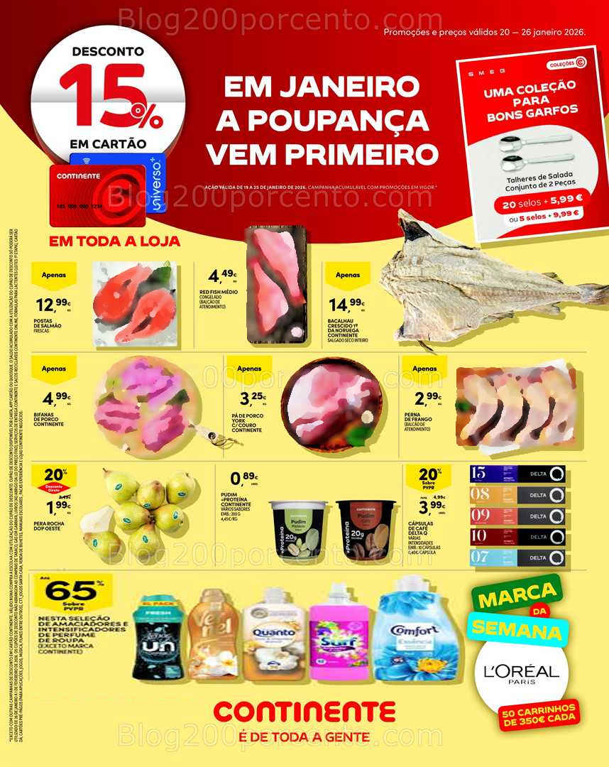 Antevisão Folheto CONTINENTE Madeira Promoções de 20 a 26 janeiro