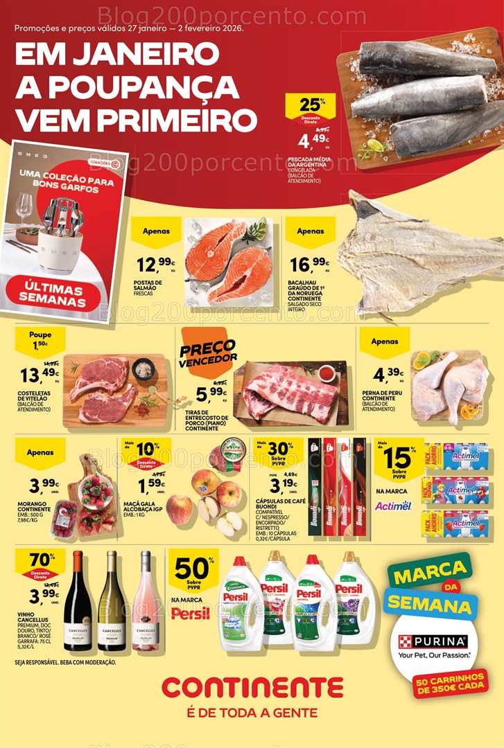 Antevisão Folheto CONTINENTE Bom Dia Promoções de 27 janeiro a 2 fevereiro