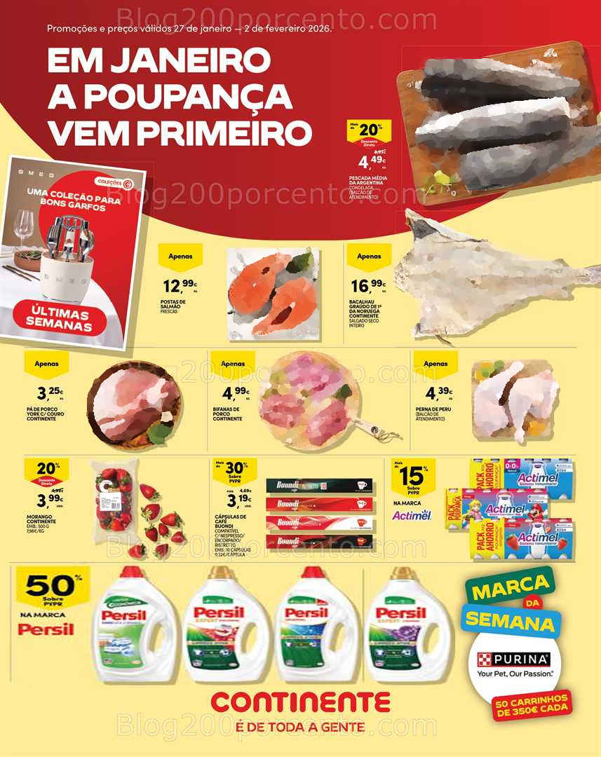 Antevisão Folheto CONTINENTE Madeira Promoções de 27 janeiro a 2 fevereiro