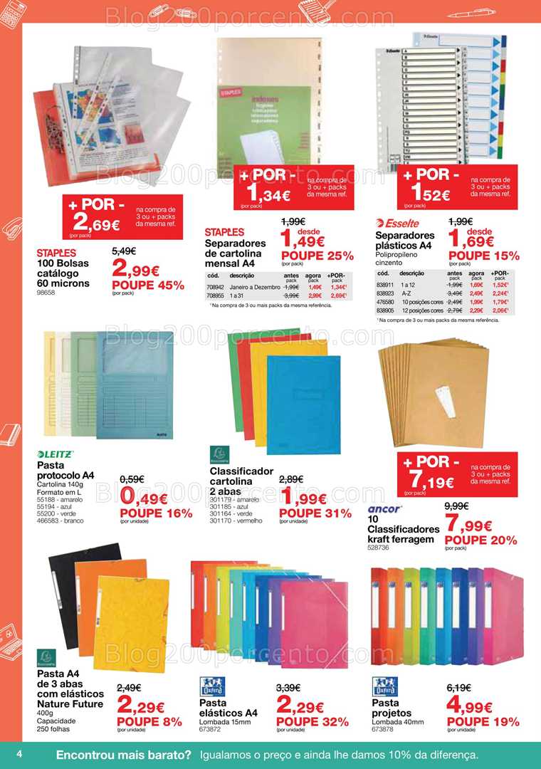 Antevisão Folheto STAPLES Promoções de 5 janeiro a 15 fevereiro