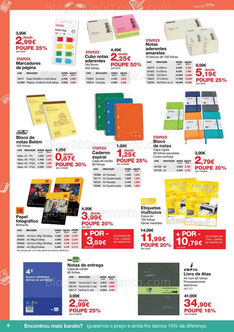 Antevisão Folheto STAPLES Promoções de 5 janeiro a 15 fevereiro
