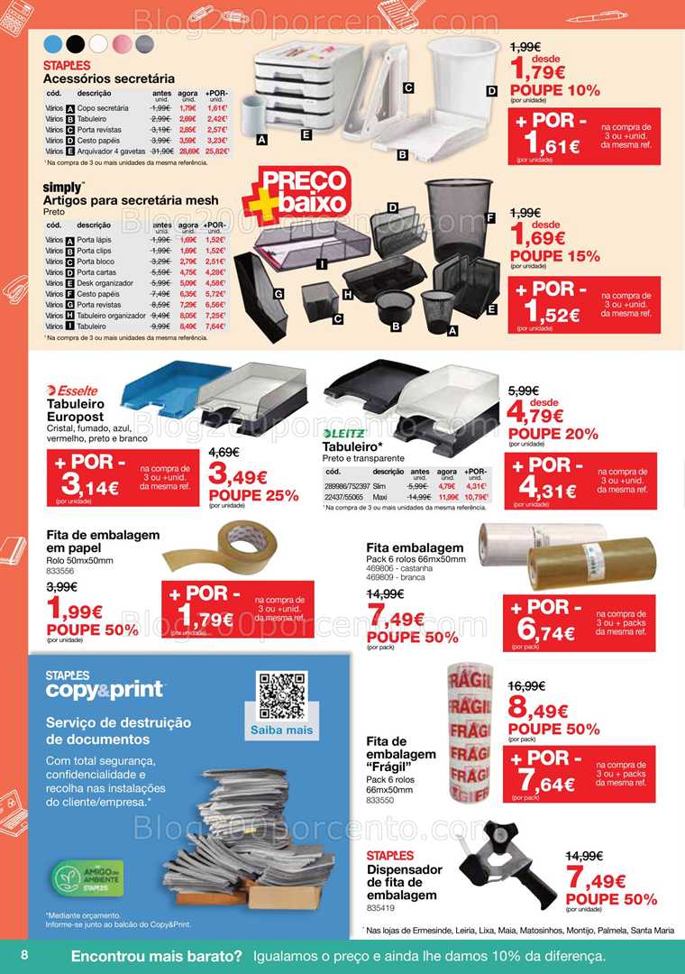 Antevisão Folheto STAPLES Promoções de 5 janeiro a 15 fevereiro