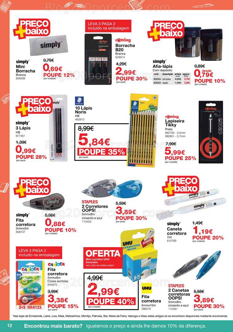 Antevisão Folheto STAPLES Promoções de 5 janeiro a 15 fevereiro