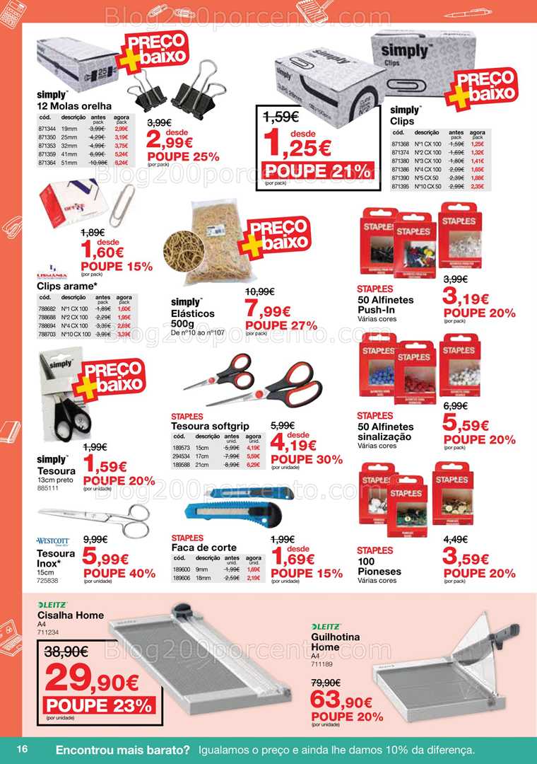 Antevisão Folheto STAPLES Promoções de 5 janeiro a 15 fevereiro